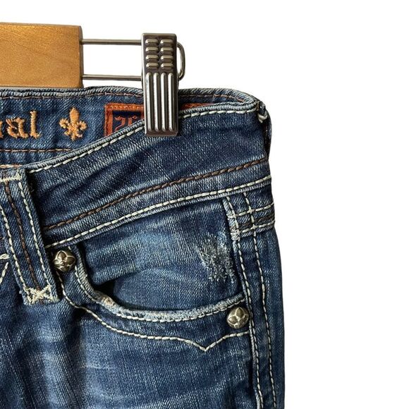 Rock Revival Y2K Debbie Boot Cut Low Rise Jeans Size 26 - Picture 2 of 7